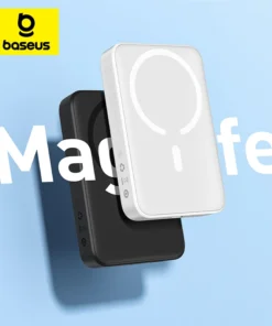 Baseus Power Bank 10000mAh Mini Magnetic Wireless Fast Charge Auto-wake For iPhone 15 14 13  Pro Max Magnetic Powerbank 1