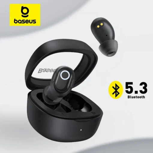 Baseus WM02 Wireless Earphones TWS Bluetooth 5.3 Headphones, Mini and compact Comfortable wear, 25 hours Long Battery Life 1