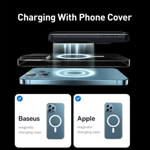 Baseus 20W Magnetic Wireless Charger Power Bank 10000mAh Wireless Charging External Battery For iPhone 15 14 13 12 Pro Max 6