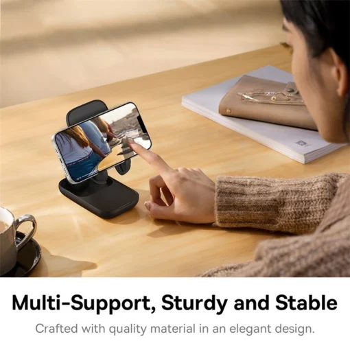 Baseus Phone Holder Stand PC Shell Cell Phone Stand Tablet Stand Support Mobile Phone For iPhone 14 13 12 Xiaomi Samsung Huawei 3