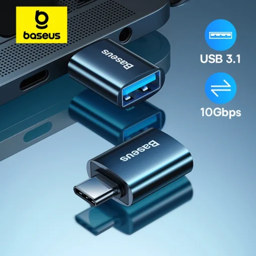 {clearance}Baseus USB 3.1 Adapter OTG Type C to USB Adapter Female Converter For Macbook pro Air Samsung S20 S10 USB OTG Connect 1